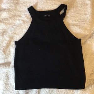 Black halter top
